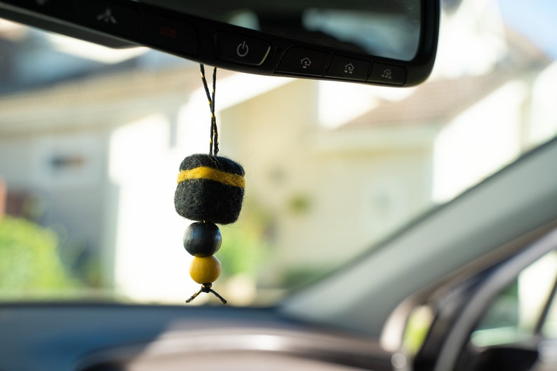 Car diffuser, essential oil diffuser, Felt Ball Tassel Essential Oil Car Diffuser, Eid-ul-Adha ornament, Hajj decor, Muslim decor, Eid Gift Bild 6