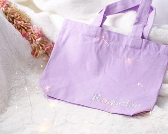 Ramadan Mini Kids Canvas Tote Bag Ready to Use