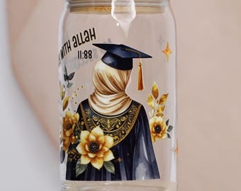 Muslim Graduation Gift for Her, Hijabi Graduate Gift, My Success Lies Only With Allah