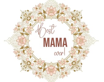 UV DTF Decal Only – Mother's Day