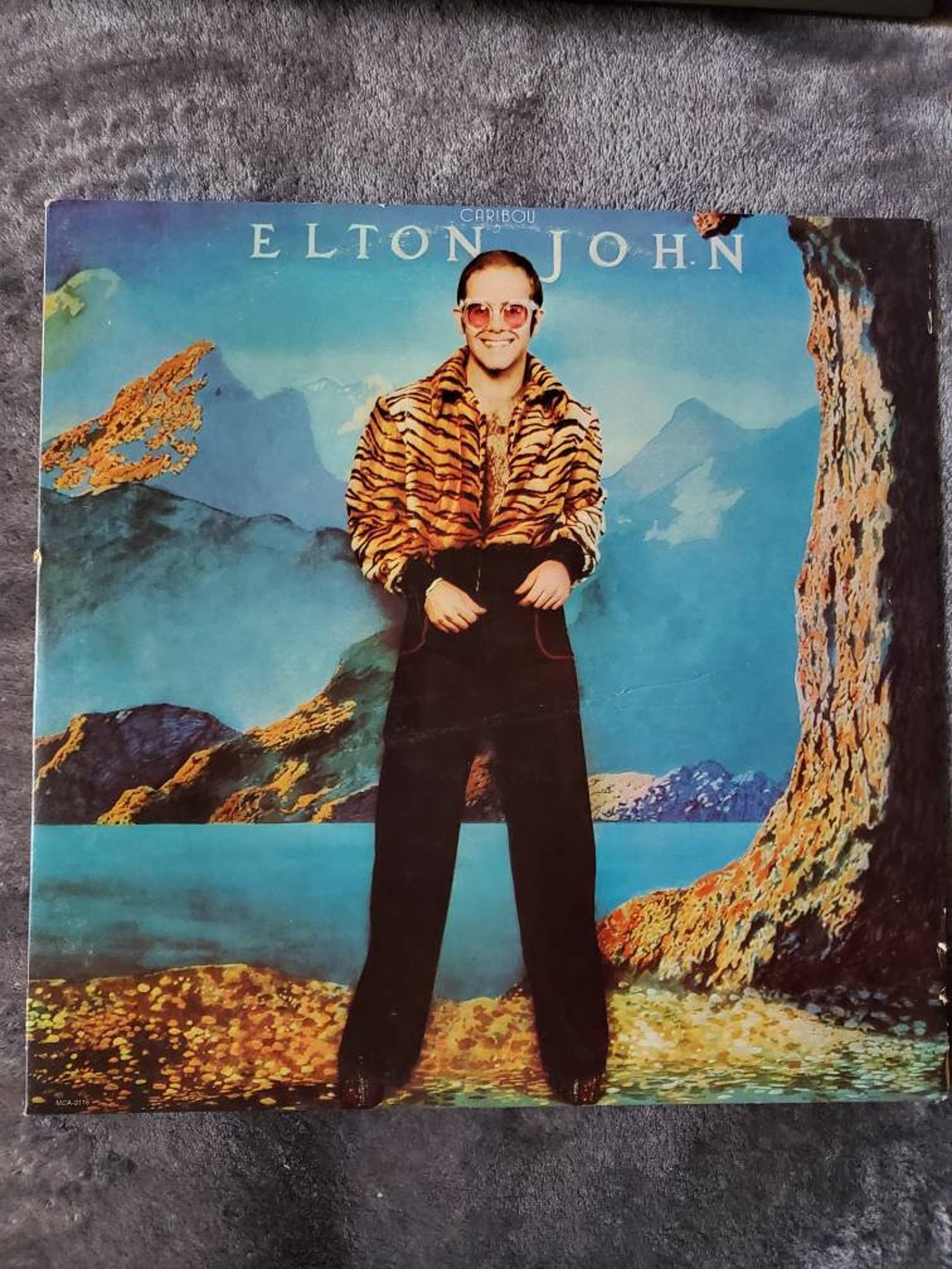 Elton John Caribou Vinyl Album Etsy
