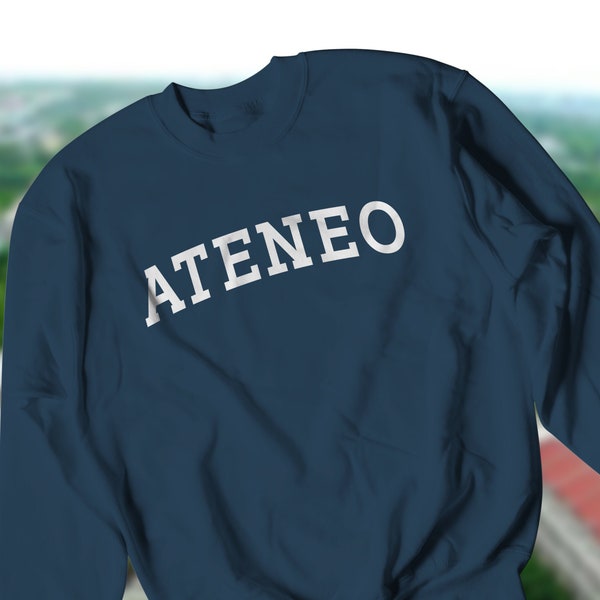 Suéter de manga larga inspirado en la Universidad Ateneo de Manila / Yale para filipinos Filipinas Pinoy Pinay Filipinas Jersey unisex