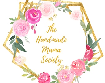 Premade Logo Design - Gold and Floral Wreath