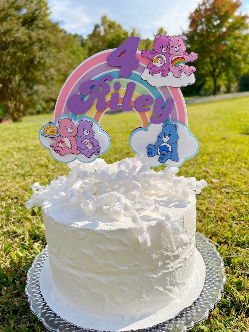 Care Bears Cake Topper Etsy