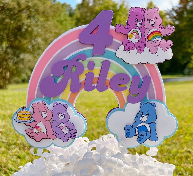 Care Bears Cake Topper Etsy