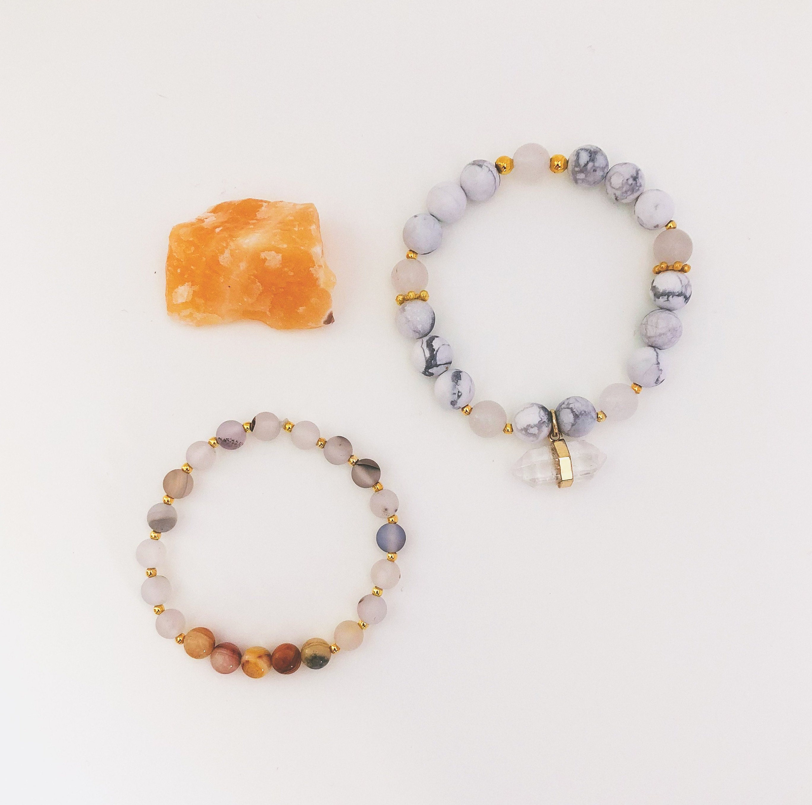 semi precious gemstone bracelets