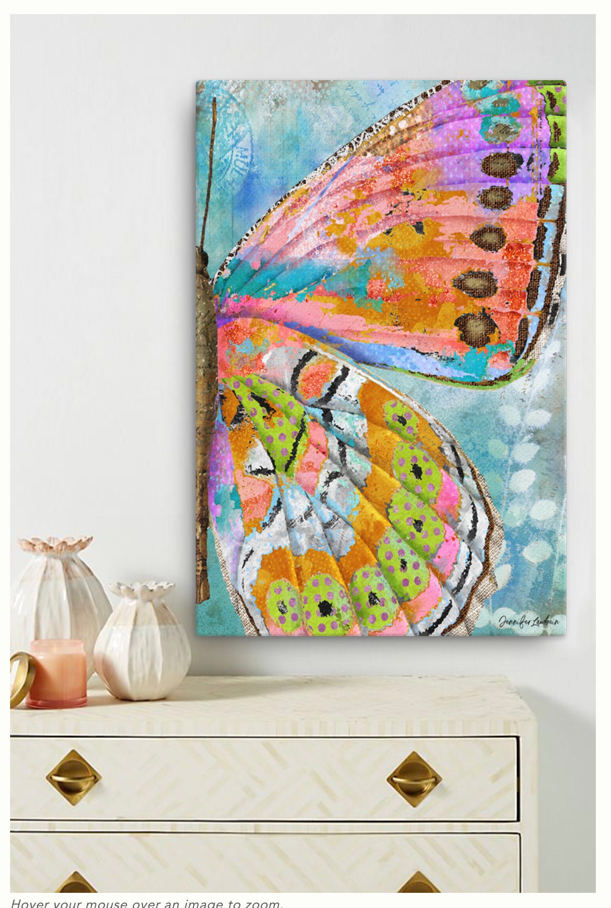 Celebration Butterfly Wing Canvas Print. 24x36 - Etsy