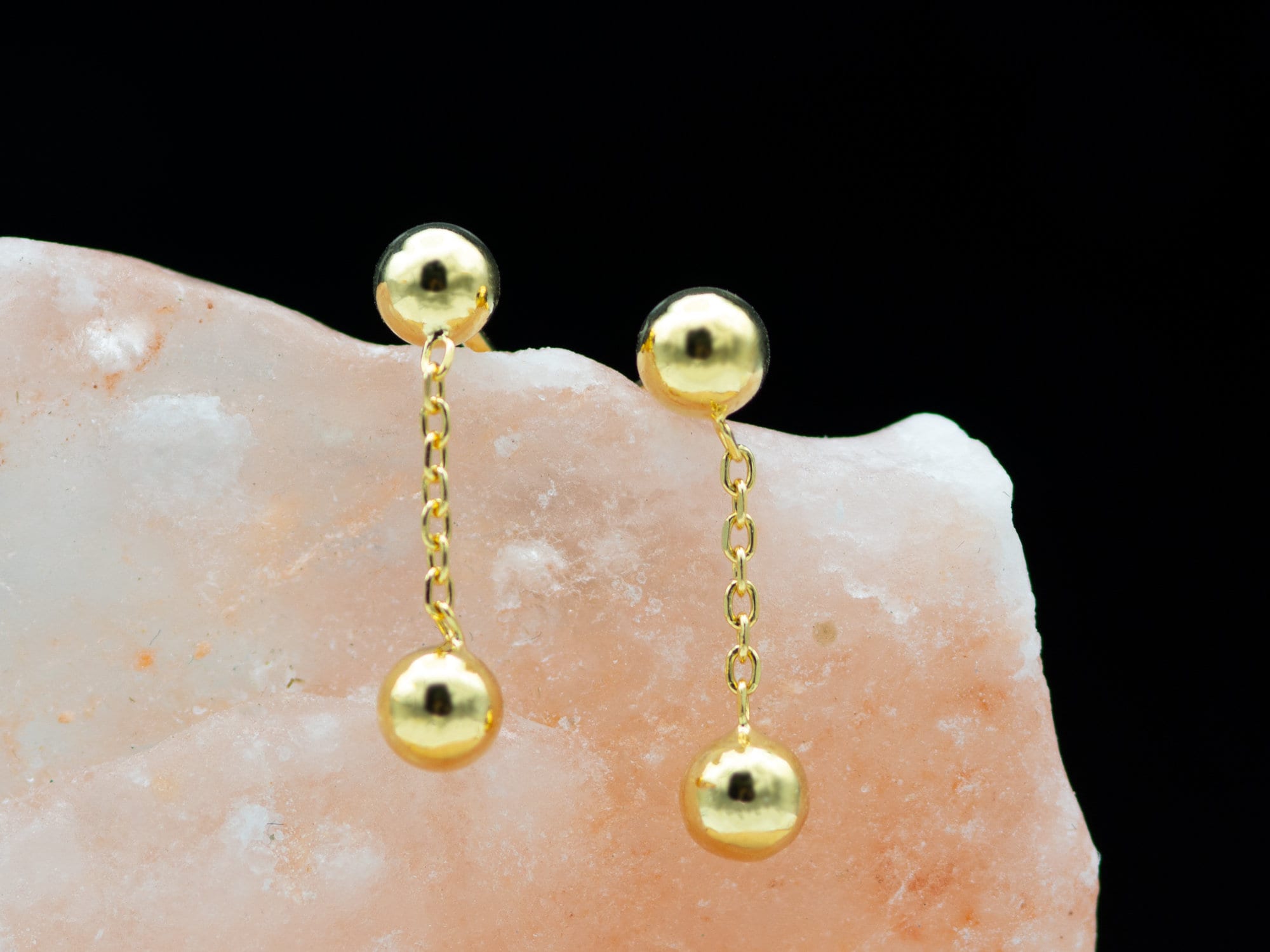  Chain Earrings Dainty Earrings Minimalist Hypoallergenic  Earrings for Women Sensitive Ears Gold Stud Earrings for Women Dangle  Earrings for Men(3cm-Gold): Clothing, Shoes & Jewelry