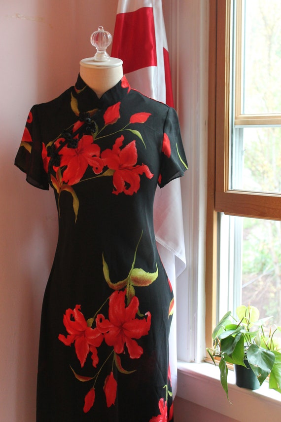 Cheongsam | Mandarin Collar Dress | Vintage | Chi… - image 7