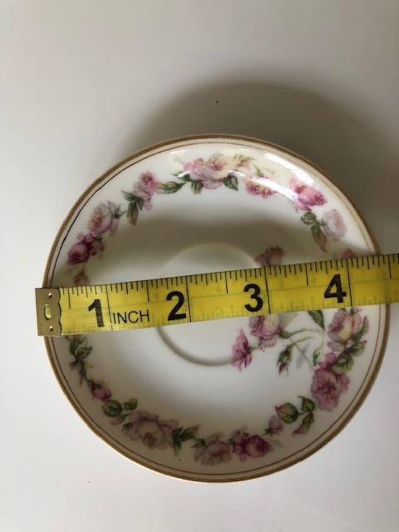 Limoges Antique Sugar Bowl and Plate Haviland and Co
