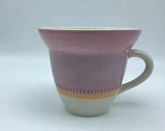 80s PINK ceramic mug