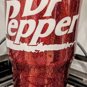 Dr. Pepper, Dr. Pepper Tumbler, Soda Tumbler, Soda Can Cup, Tumbler, C –  That Glitter Supplier