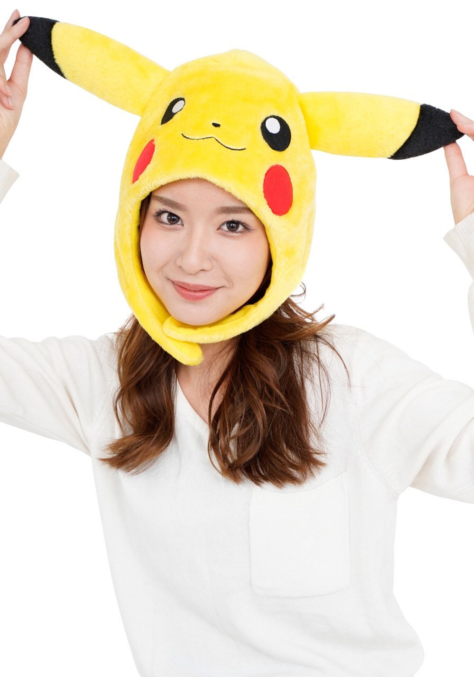 SAZAC Pokémon PIKACHU cosplay hat fleece costume cap adult Etsy