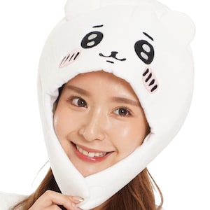 Chiikawa cosplay hat fleece costume cap adult size