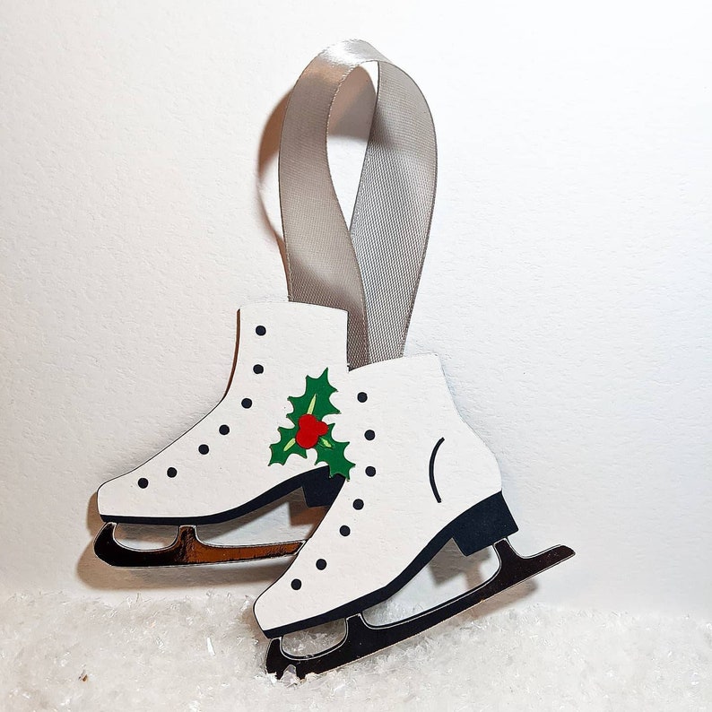 Ice Skate Decoration. Paper Ice Skates Paper Ice Skates Etsy