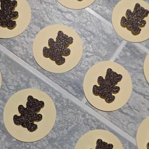 Confettis ours | Fête sur le thème des ours | morceaux de confettis ours | Confettis personnalisés | Confettis personnalisés | Fête sur le thème des ours | Confettis