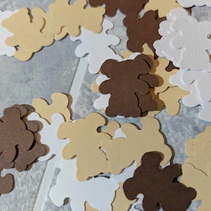 Confettis ours | Fête sur le thème des ours | morceaux de confettis ours | Confettis personnalisés | Confettis personnalisés | Fête sur le thème des ours | Confettis