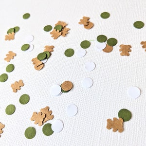 Confettis ours | Fête sur le thème des ours | morceaux de confettis ours | Confettis de petit ours | Confettis personnalisés | Fête sur le thème des ours | Confettis