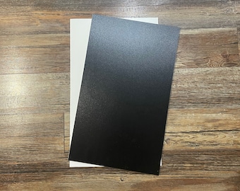 White and Black MDF, Double Sided Coating, Laser Safe 3mm Wood for Sign Making, Sublimation Friendly