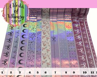 Washi Tape Sample Simply Gilded February Gem of the Month Amethyst