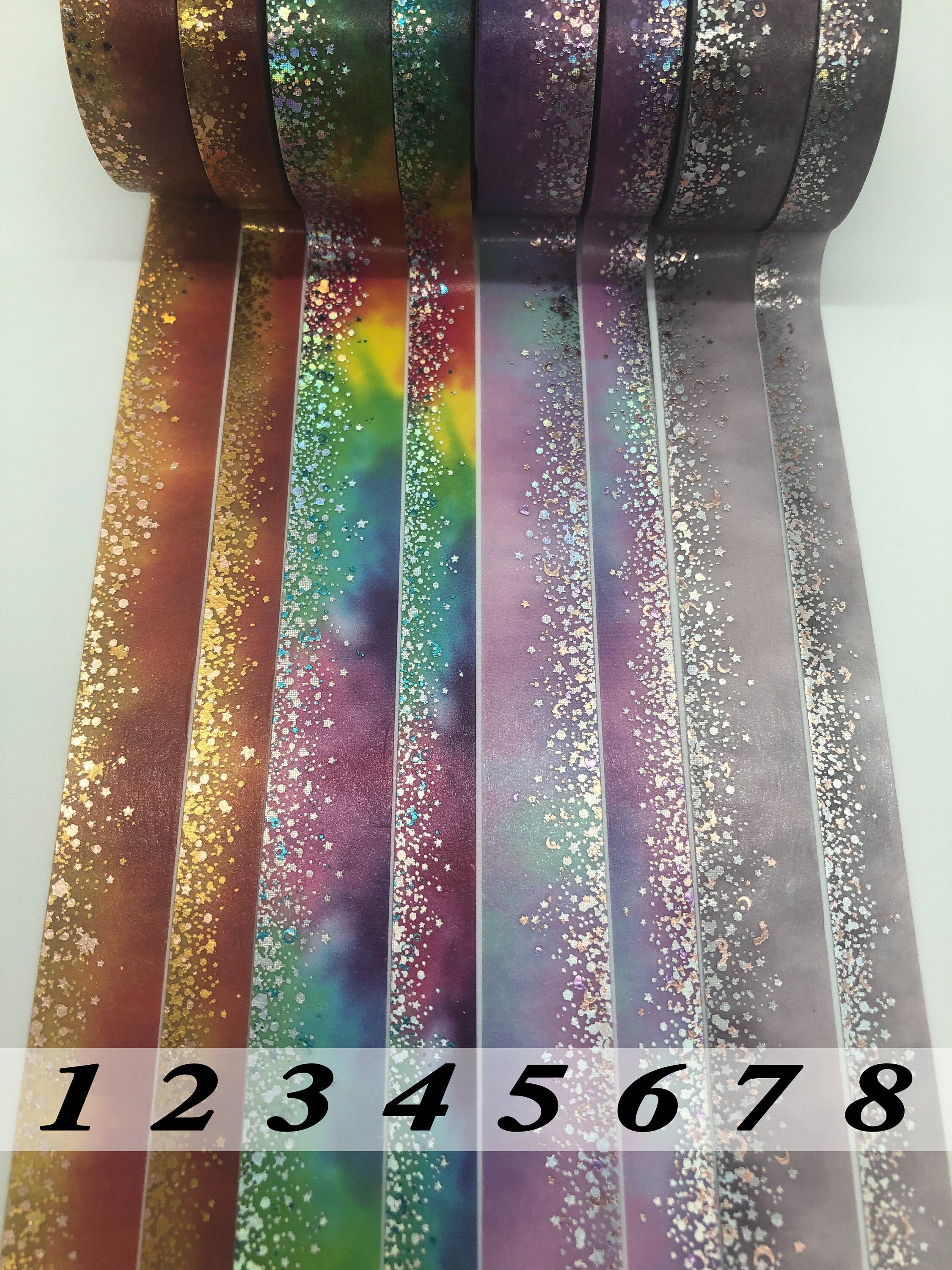 Washi Tape Sample Simply Gilded February Gem of the Month Amethyst