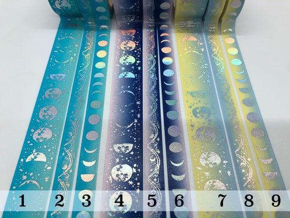 blue washi samples Washi Sample sets 8pcs colorful Pinky washi samples