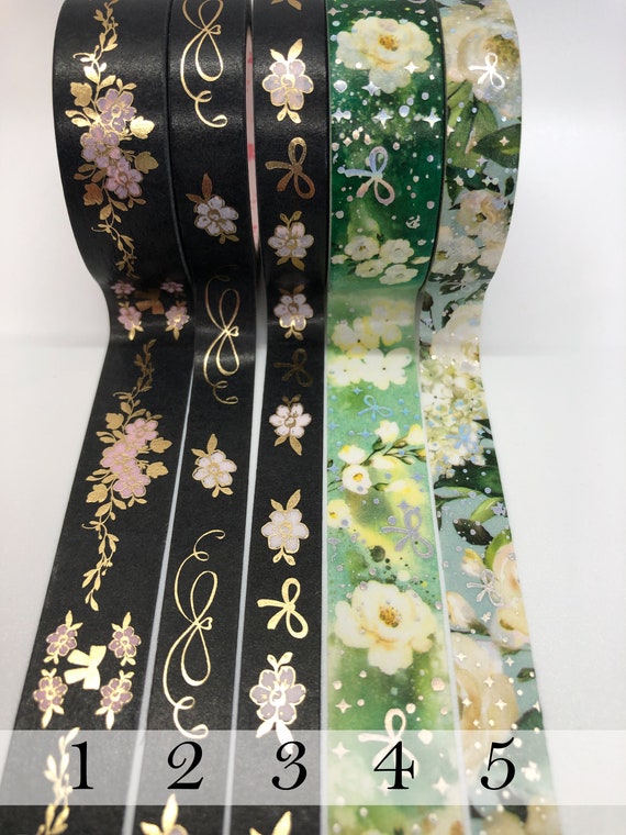 Washi Tape SAMPLES black black various