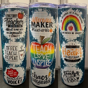 Teacher* Difference Maker tumbler