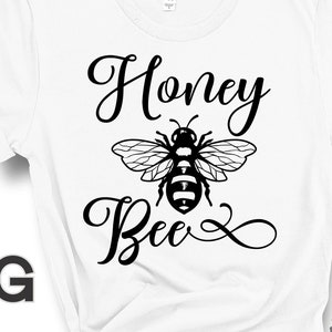 Honey Bee - SVG & PNG Design for Instant Download
