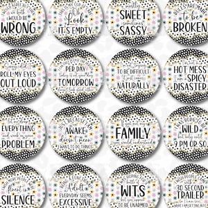 Funny Coaster PNG, Bundle of 16, Car Coaster PNG, Coaster Sublimation Design, Sarcastic Coaster PNG, Keychain Design, Digital File, Clipart