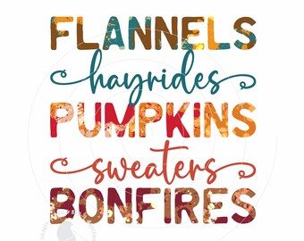 Herfst shirtontwerp, washandjes Hayrides pompoenen truien vreugdevuren sublimatie png, herfst png, Thanksgiving png, digitale download