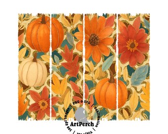 Motifs pour t-shirts d'automne, coups de pinceau automnaux, Thanksgiving (PNG), automne (PNG), citrouille (PNG), feuilles d'automne (PNG), sublimation (PNG), fichier numérique