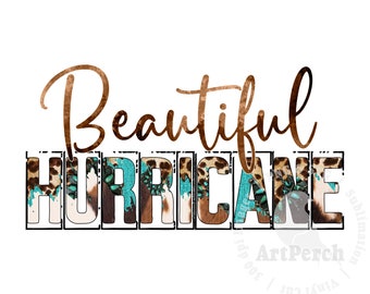 Magnifique ouragan PNG, conception de chemise Western, peau de vache, motif turquoise, imprimé léopard, Western PNG, téléchargement numérique