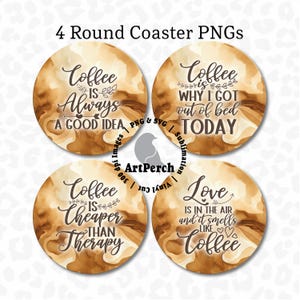Coaster PNG Bundle, Coffee Coaster PNG, Round Coaster PNG, Sublimation Design, Digital Download, Coaster Clipart, png file, Coaster Design