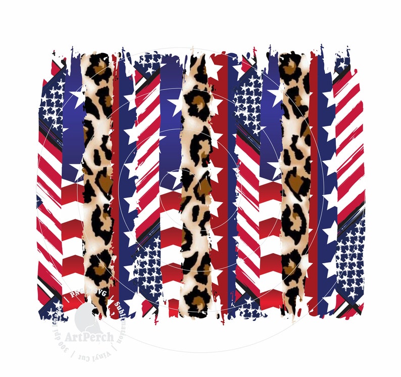 Background PNG, Leopard Print, American Flag, 4th of July Sublimation Design, Patriotic Shirt PNG, Digital Download, Graphic Clipart, patriotic png, brush stroke, veteran, military, 4th of July PNG,