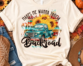 Vintage vrachtwagen western shirt design, serape patroon, countrymuziek (digitale download)