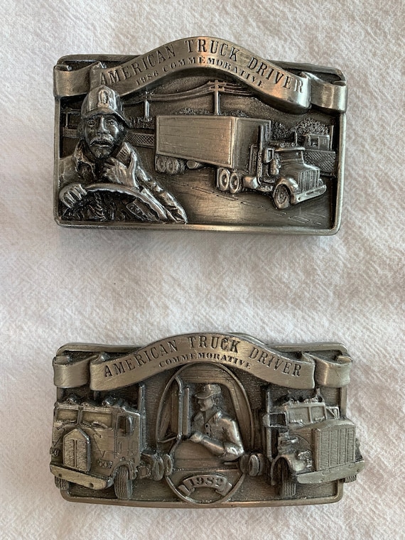 truck driver belt buckle