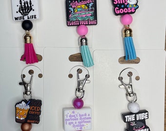 Quirky Unhinged Keychains
