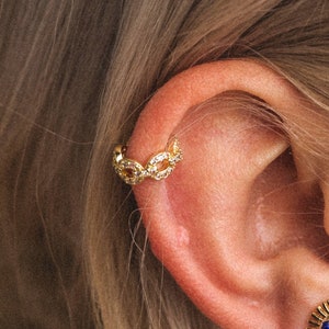 New Collection, Puff Cz Cuff, Gold Filled Jewelry, Gold Filled Cuff, Gold Ear Cuff, Gold Cuff, Cz Cuff, Ear Accessories, Gold Jewelry