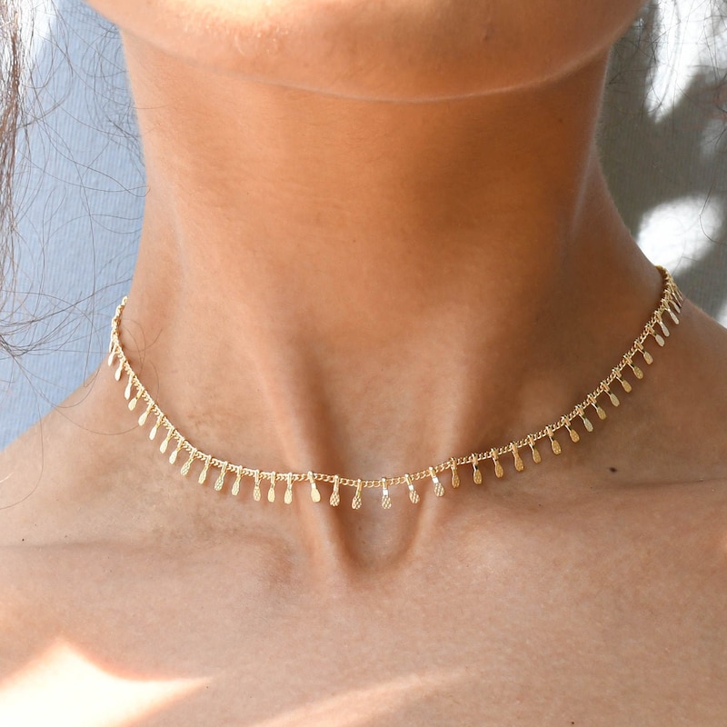 Fringe Tie Choker main image 0