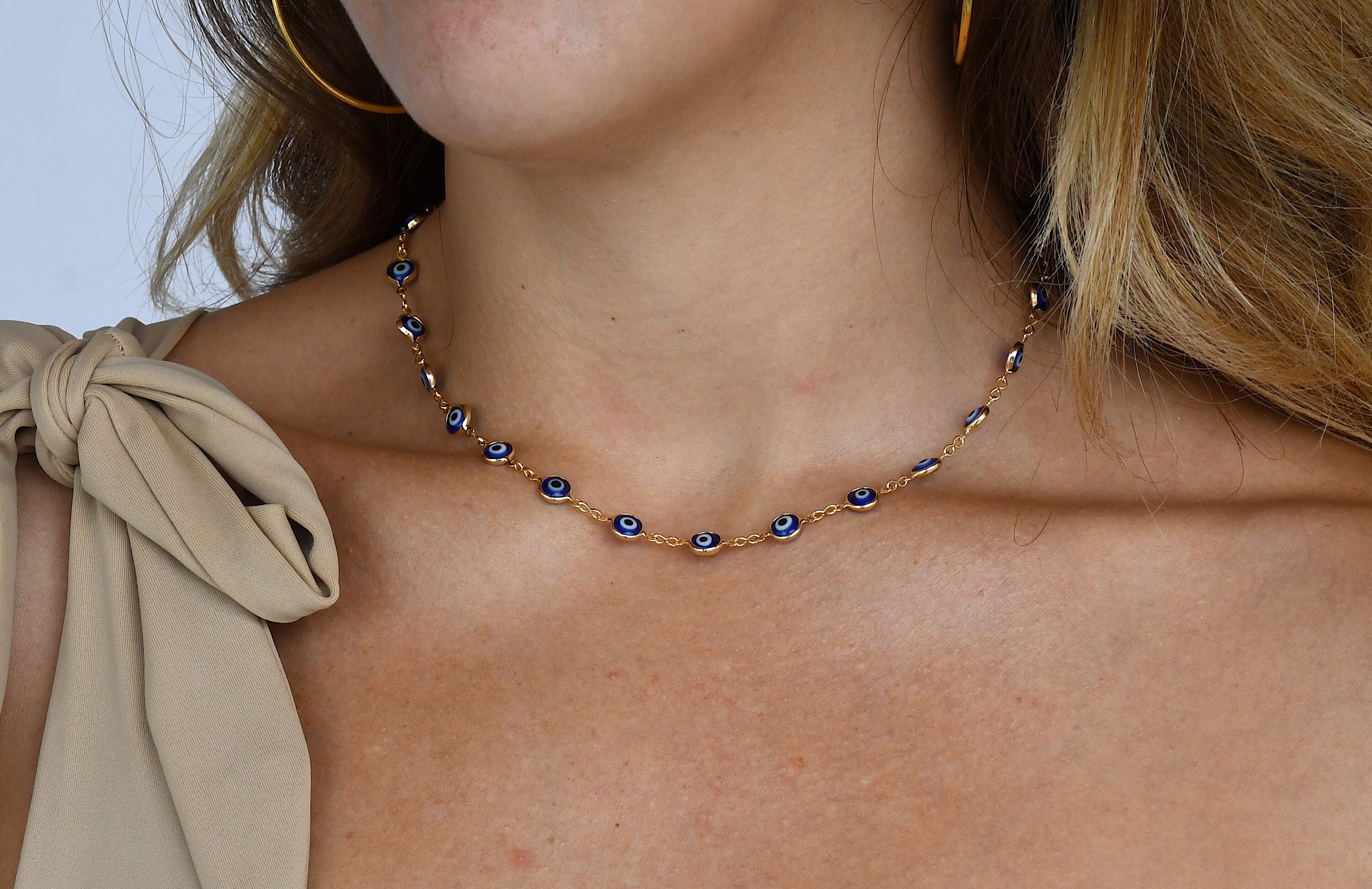 ネックレス・チョーカー [LAN ARCHIVE_official][1068] Ocean Blue Eyes Necklace 91awVT-S1CL._UY1000_.jpg