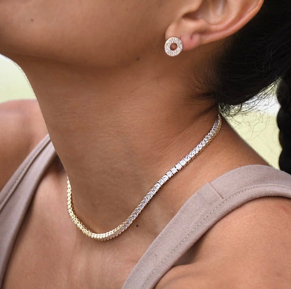 3 carat Diamond Tennis Necklace – Shiree Odiz