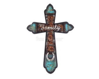 Western Moments Unisex 15 X 21 Metal Wall Cross Brown One Size Western Moments Unisex 15 X 21 Metal Wall Cross Brown One Size