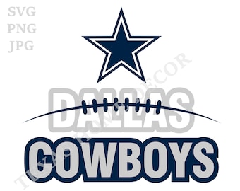 Dallas Cowboys Star Football SVG PNG JPG Digital Files Clipart | Etsy