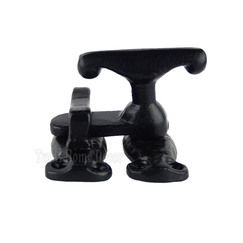 Swivel Door Latch Hasp Cast Iron Black Etsy