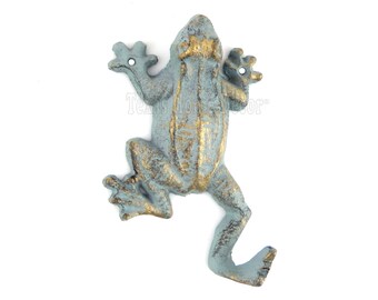 Cast Iron Gecko Frog Door Key Hook Hall Wall Coat Hanger Hat Rack Keyring Holder Cast Iron Gecko Frog Door Key Hook Hall Wall Coat Hanger Hat Rack Keyring Holder