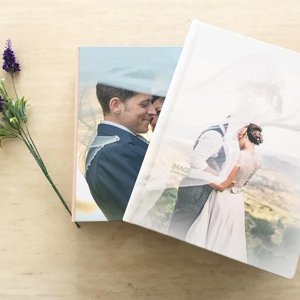 Personalized printed leather Wedding photo album