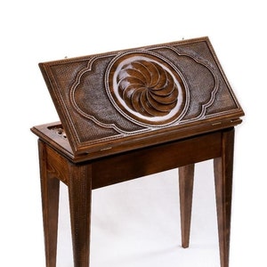 Luxury Style Handmade Wooden Backgammon Board Table Style, Armenian Gifts, Fully Handcrafted Board