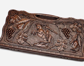 Armenian Handmade Wooden Backgammon - Sasuntsi Davit (Nardi)