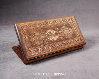 Carpet Lori, Wooden Handmade Backgammon - Armenian Carpet, Waving Carpet, Gifts from Armenia, Գորգ Լոռի